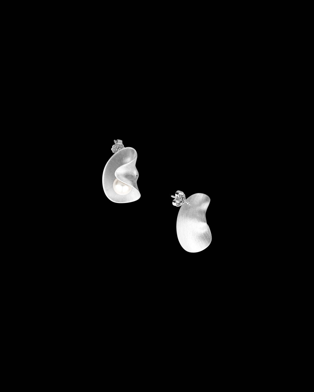 Pearl Silver Earrings