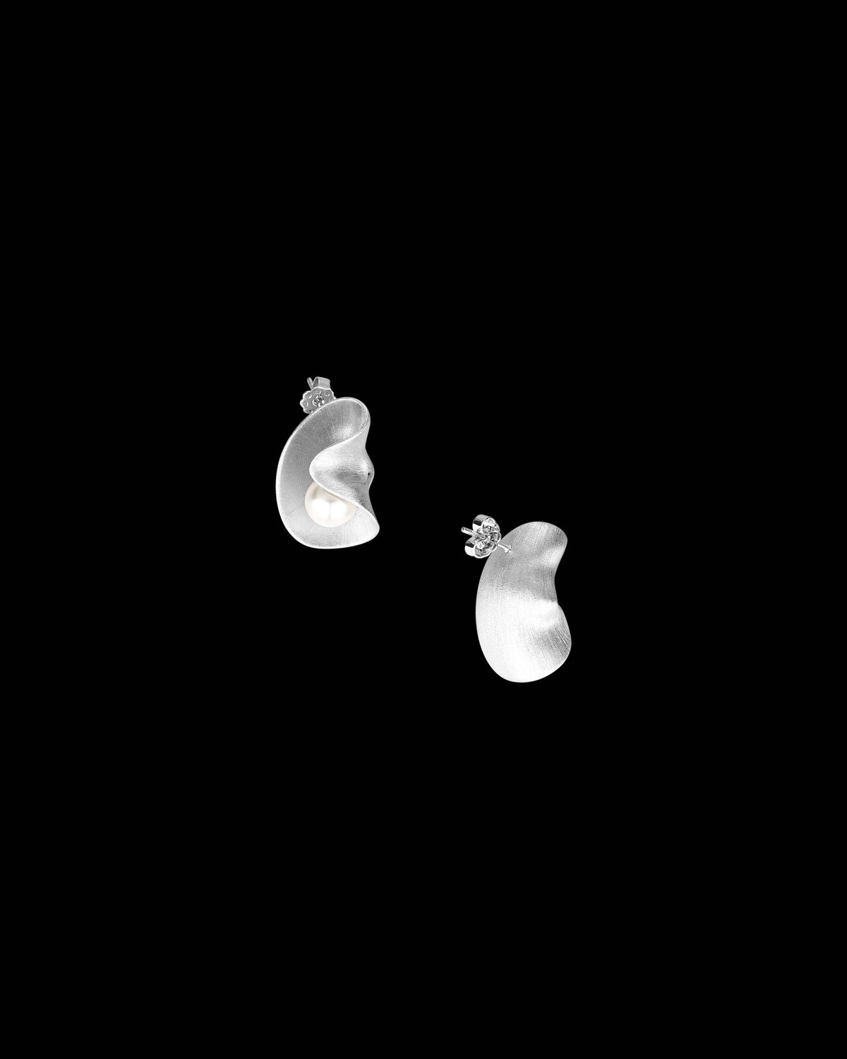 Pearl Silver Earrings