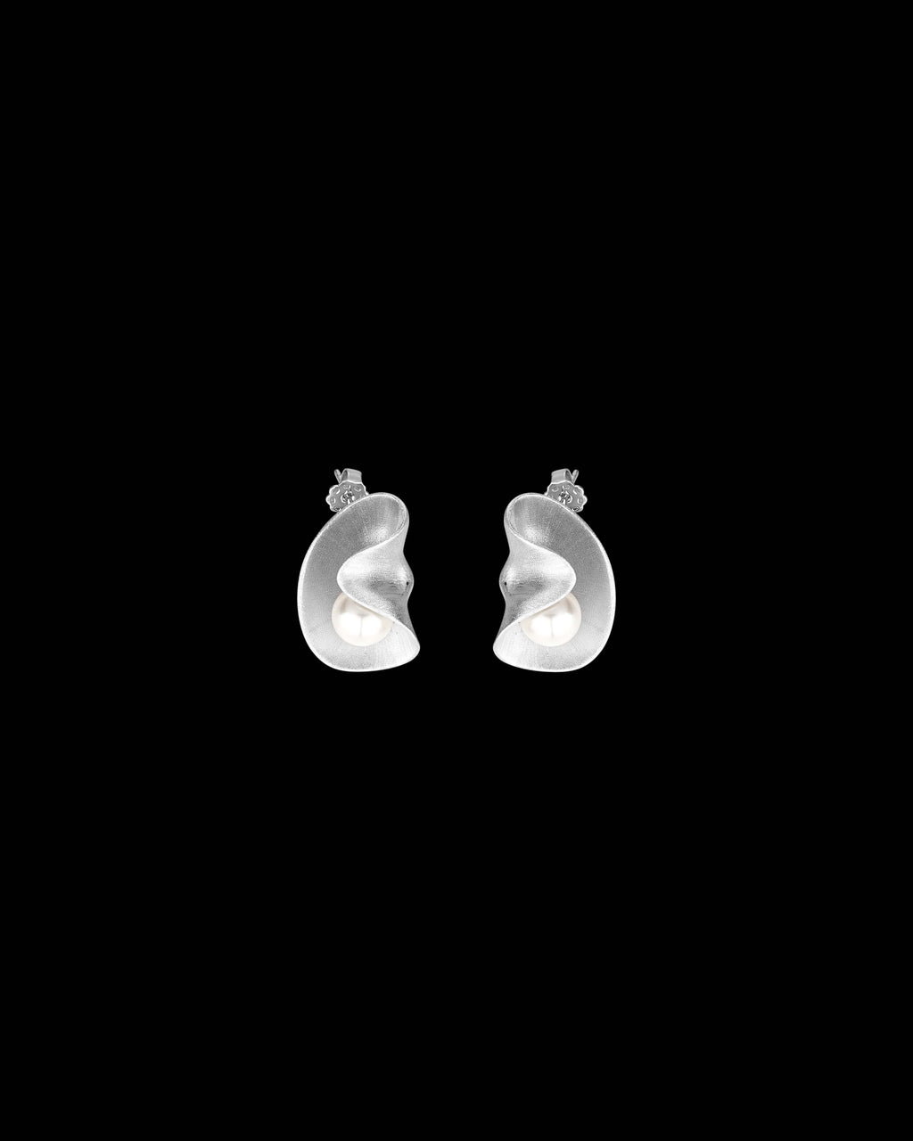 Pearl Silver Earrings