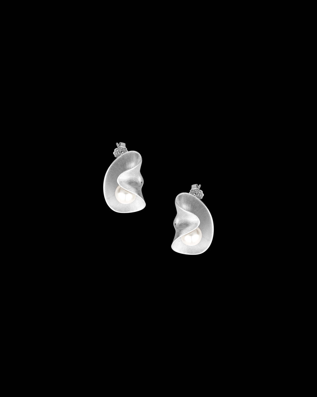 Pearl Silver Earrings