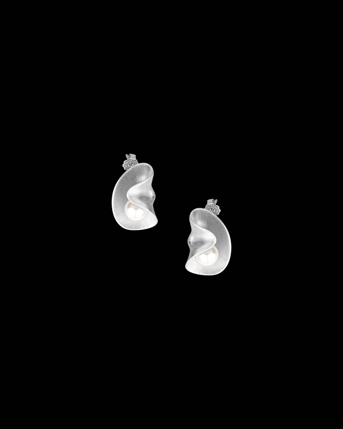 Pearl Silver Earrings