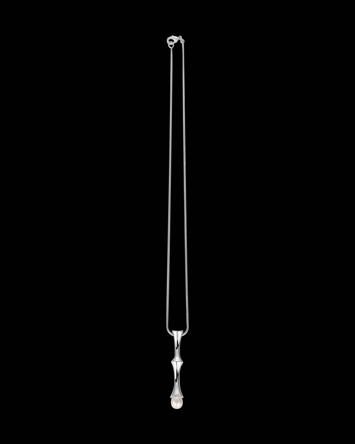 Silver Pearl Necklace